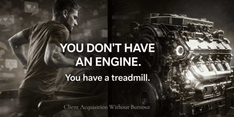 Client Acquisition Without Content Burnout