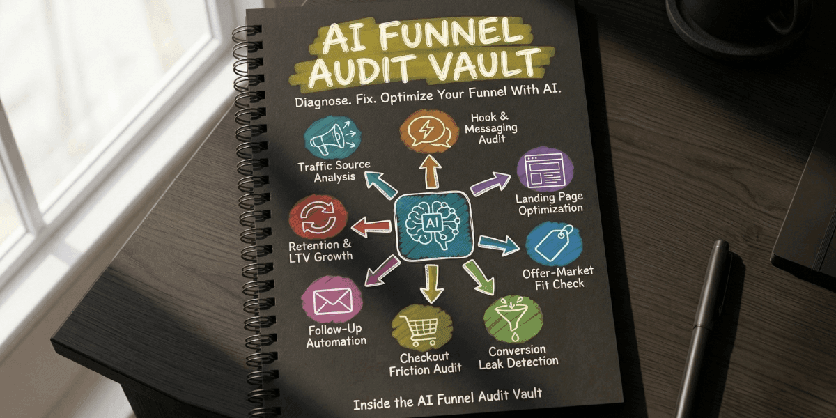 Your Funnel Isn't Failing Because of Bad Copy. Here's What's Actually Broken, Plus 8 AI Prompts to Find It.